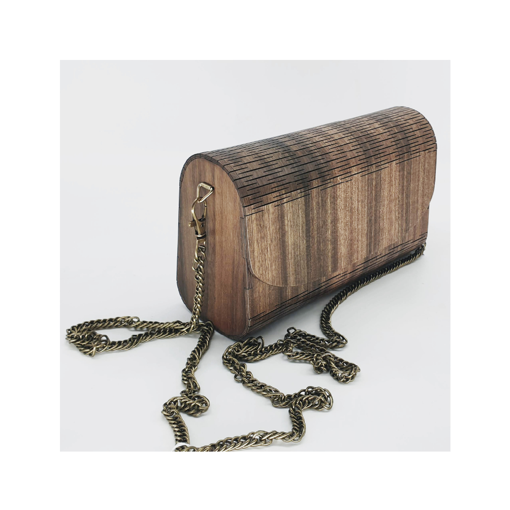 Timber Clutch Purse - Large Queensland Walnut - Artisans on the Hill, Taree